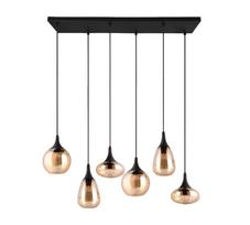 Šviestuvas lubų Trio Lumina, E14, 6 x 40 W, gintaro sp.