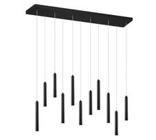 Šviestuvas lubų Trio Tubular, LED, 11 x 2.8 W, juoda sp.