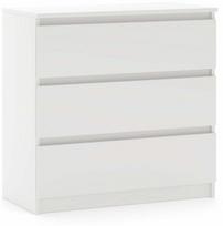 Komoda Simple, balta sp., 78.5 cm x 80 cm x 39 cm