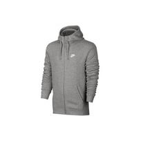 Nike Sportswear Club Fleece Full-Zip Hoodie Grey Heather 804389-063 S
