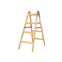AW23035IP AWTOOLS medinės dvipusės kopėčios 2x4 / 150 kg