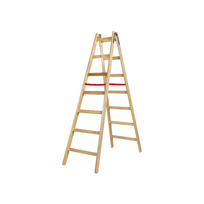 AW23038IP AWTOOLS medinės dvipusės kopėčios 2x7 / 150 kg