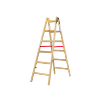 AW23037IP AWTOOLS medinės dvipusės kopėčios 2x6 / 150 kg