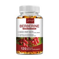 Aukščiausios kokybės berberinas, 1000 mg, palaiko širdies ir kraujagyslių sveikatą ir bendrą savijautą, 120 kapsulių 120