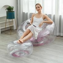 Nauji pripučiami blizgučiai tinginė sofa biuro pietų pertrauka sofa poilsio kėdė Internetinė įžymybių fotografijos rekvizitai pripučiama sofa poilsio kėdė
