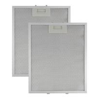Gartraukio metalinio tinklelio filtro keitimo rinkinys, du vnt., dydis 280 x 350 x 9 mm