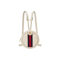 Gucci Ophidia Apvalus odinis kuprinė Smėlio spalvos su Web juosta Auksinė furnitūra Kasdieniam pirkiniui 598661-DJ2DG-8454 Basic Set (Bag+Dust Bag)