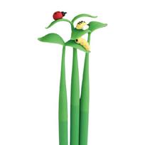 3 Pcs 0.5mm Gel Pen Swing Neutral Pen Cartoon Insect Stationery Pen Gift Pen Writing Pen Gel Ink Pen Journaling Pen 1