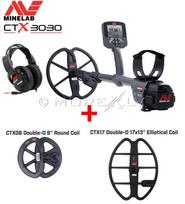 Metal Detector Minelab CTX3030 + CTX 3030 17" and 6" Double-D COILS