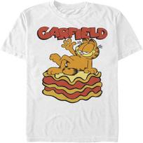 Nickelodeon Big & Tall Garfield King of Lasagna Men's Tops Short Sleeve Tee Shirt S