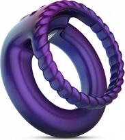 Vibruojantis penio ir sėklidžių žiedas Hueman Jupiter 10 režimų, atsparus vandeniui, USB‑įkraunamas