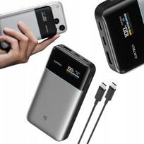 Atsarginis maitinimo šaltinis ("Power Bank") Cuktech PB150S 15000 mAh pilkas išorinis įkroviklis (100W)