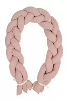 Pinta lovytės apsauga „Braid“ (muslinas), Dirty Pink, 200 cmTB00441