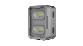 Mova LED galvos žibintų rinkinys 2 vnt MWL001 įkraunamas hands free apšvietimo komplektas Juoda