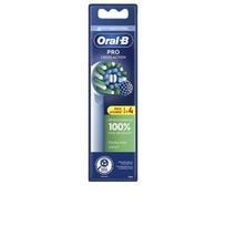 Elektrinio dantų šepetėlio antgalis Elektriniai dantų šepetėlio pakaitiniai antgaliai Oral-B Cross Action balti, 4 vnt. rinkinys, suderinami su Oral-B Vitality