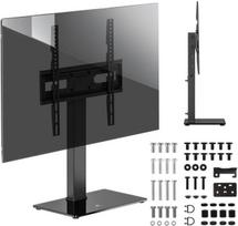 TV laikiklis Universalus TV stovas ant RTV spintelės (pastatomas), iki 40 kg, maks. VESA 400×400, reguliuojamas aukštis ir pasvirimo kampas, TV 32–65", MC-1240