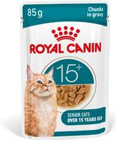 ROYAL CANIN Ageing 15+ Chunks In Gravy - Drėgnas Pašaras Vyresnio Amžiaus Katėms 12x85g