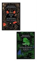 Brandon Sanderson 2 knygų rinkinys: Jumė ir košmarų tapytojas + Sruogė iš Smaragdinės jūros