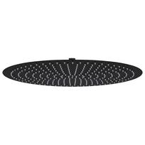 Lietaus dušo galvutė juoda 50cm nerūdijantis plienas