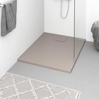 Dušo padėklas rudos spalvos 100x80cm lieto lakšto junginys