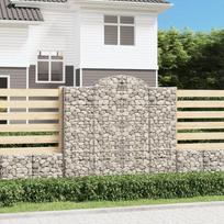 Išlenkti gabiono krepšiai 8vnt 200x50x180/200cm geležis