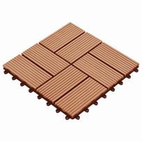 Terasinė Plytelė 11 pcs Tikmedis 30 x 30 cm MPK