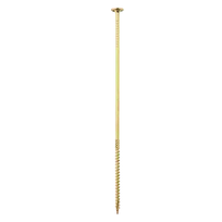 Medinių konstrukcijų varžtas su flanšine galvute, 10 mm x 400 mm, 25gb