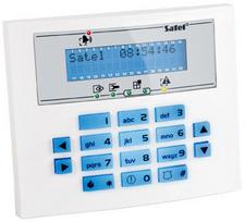 Signalizacijos valdymo pultas Satel INT-KLCDS-BL, LCD, balta sp.