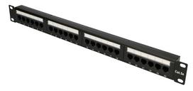 Tinklo produktas Qoltec Patch Panel, 485 x 85 mm, juoda sp.
