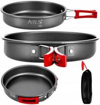 Keptuvė Nils Camp NC17116, aliuminis, 20.8 cm, 1.6 l, sidabro sp.