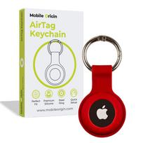 Mobile Origin AirTag raktų pakabukas, raudonos spalvos