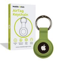 Mobile Origin AirTag raktų pakabukas, žalios spalvos