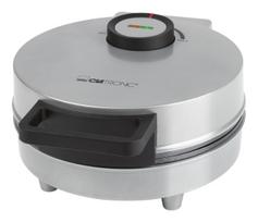 Clatronic HA 3833 1 waffle(s) 1200 W Black, Silver