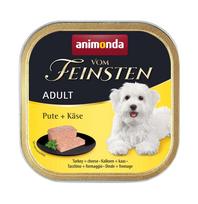 Animonda Vom Feinsten Adult šlapias maistas šunims, kalakutiena ir sūris, konservas, 150g