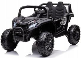 Dvivietis vaikiškas elektromobilis UTV Buggy Racing 4x4, Black