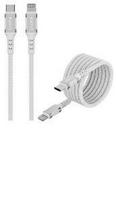 Havit CB6298 - Magnetinis C tipo USB laidas su žaibolaidžiu, 1 m (balta)