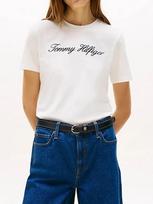 TOMMY HILFIGER Moteriški marškinėliai trumpomis rankovėmis