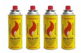 Butano dujų balionėliai 8 vnt. po 400ml Interglobus