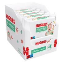 Drėgnos servetėlės Huggies All Over Clean-aloe vera- ​​560 vnt.