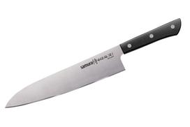 Samura Harakiri SHR-0087B 24 cm profesionalus šefo peilis | AUS-8 ašmenys, juoda ergonominė rankena
