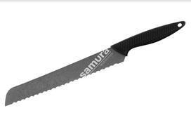 Samura GOLF Stonewash duonos peilis 23 cm – profesionalus, ilgai išlaikantis aštrumą, ergonomiška rankena, atsparus korozijai