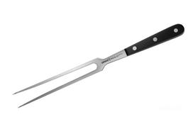 Samura HARAKIRI mėsos šakutė 21 cm, juoda – profesionali pjovimo įranga, ilgaamžė ašmenų kokybė