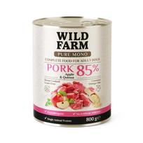 WILD FARM PURE MONO Kiauliena, obuoliai ir kinoa 800 g vienos rūšies baltymų šunų maistas