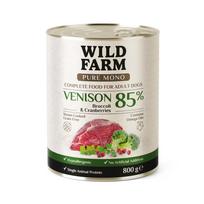 WILD FARM PURE MONO Elniena, brokoliai ir spanguolės 800 g vienos rūšies baltymų šunų maistas