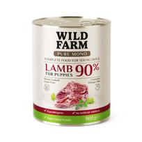 WILD FARM PURE MONO Ėriukų šuniukų 800 g vienos rūšies baltymų šunų maistas
