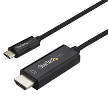 Kabelis StarTech CDP2HD2MBNL CDP2HD2MBNL USB Type-C, HDMI 2.0, 2 m, juoda sp.