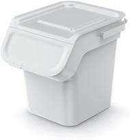 Rūšiavimo šiukšliadėžė Keden, 20 l, balta sp.