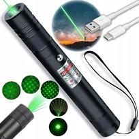 Galingas žalias lazeris su USB-C įkrovimu (iki 200 m)