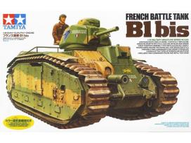 Tamiya prancūzų tankas B1 bis 1/35 plastikinis surenkamas modelis
