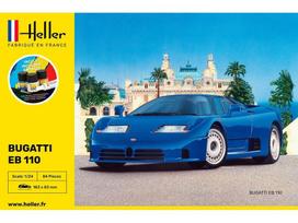Heller Bugatti EB110 1:24 plastikinis surenkamas automobilio rinkinys